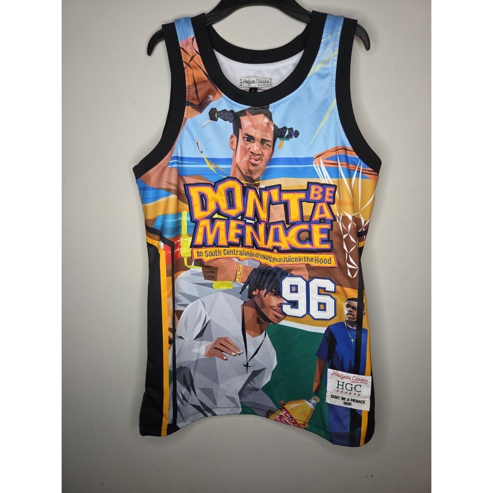 Headgear Classics Dont Be a Menace Loc Dog Basketball Jersey Mens S